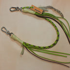 Leather Bag Chain<br>"Matcha Parfait"