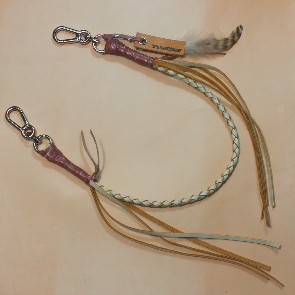 Leather Bag Chain<br>"Apple Pie"