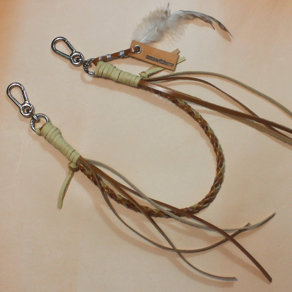 Leather Bag Chain<br>"Chocolate Chip"