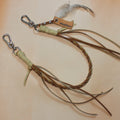 Leather Bag Chain<br>"Chocolate Chip"
