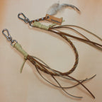 Leather Bag Chain<br>"Chocolate Chip"