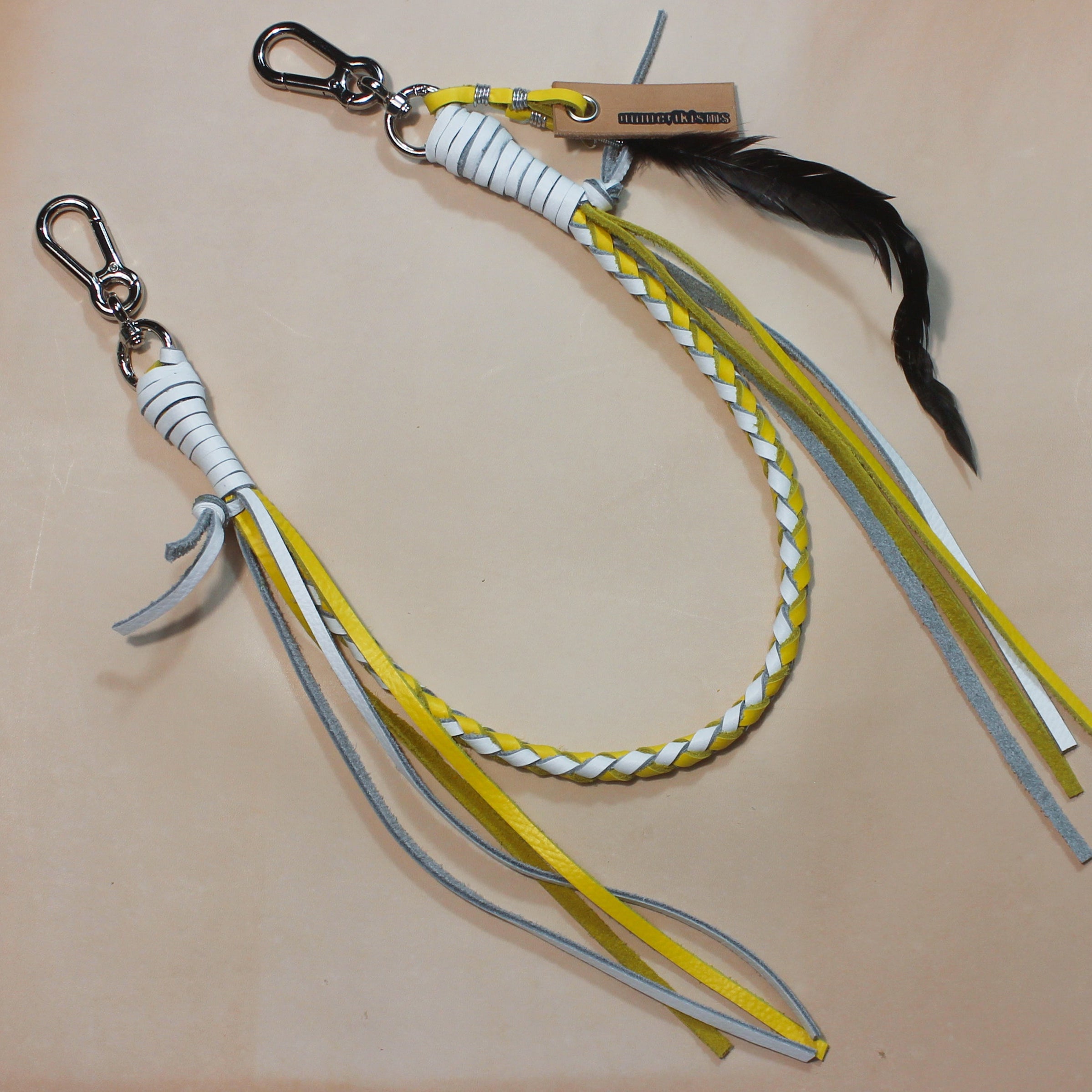 Leather Bag Chain<br>"Lemon Sorbet"