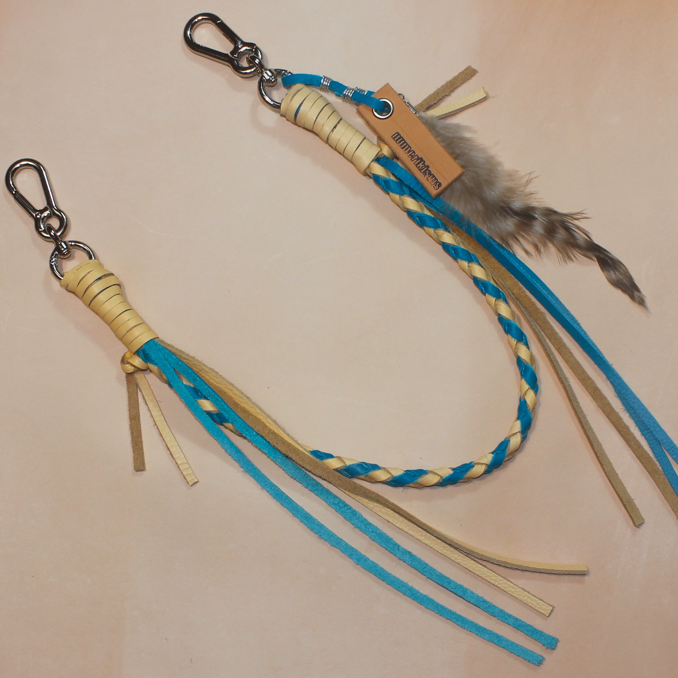 Leather Bag Chain<br>"Soda Float"