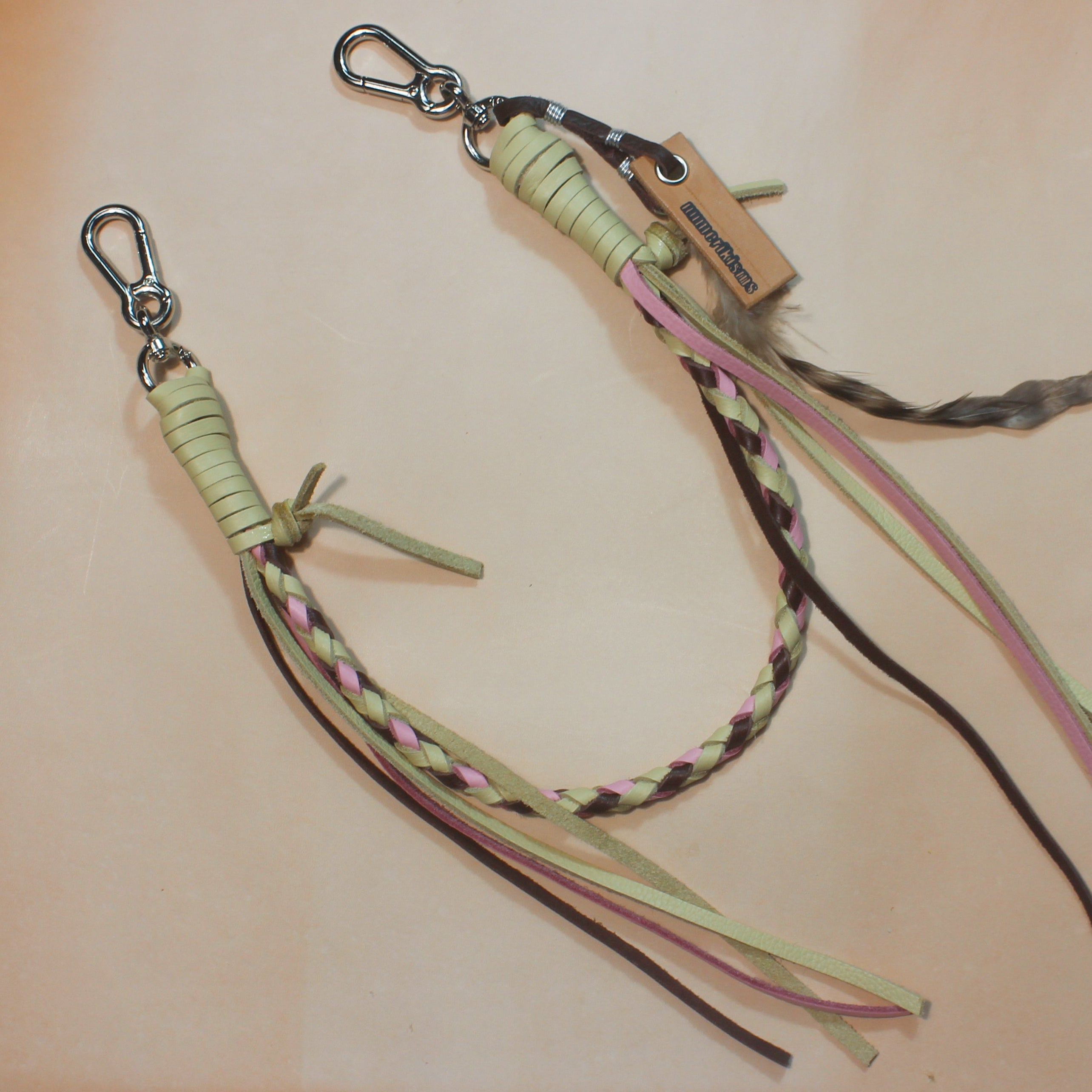 Leather Bag Chain<br>"Neapolitan"