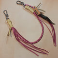 Leather Bag Chain<br>"Strawberry Shortcake"