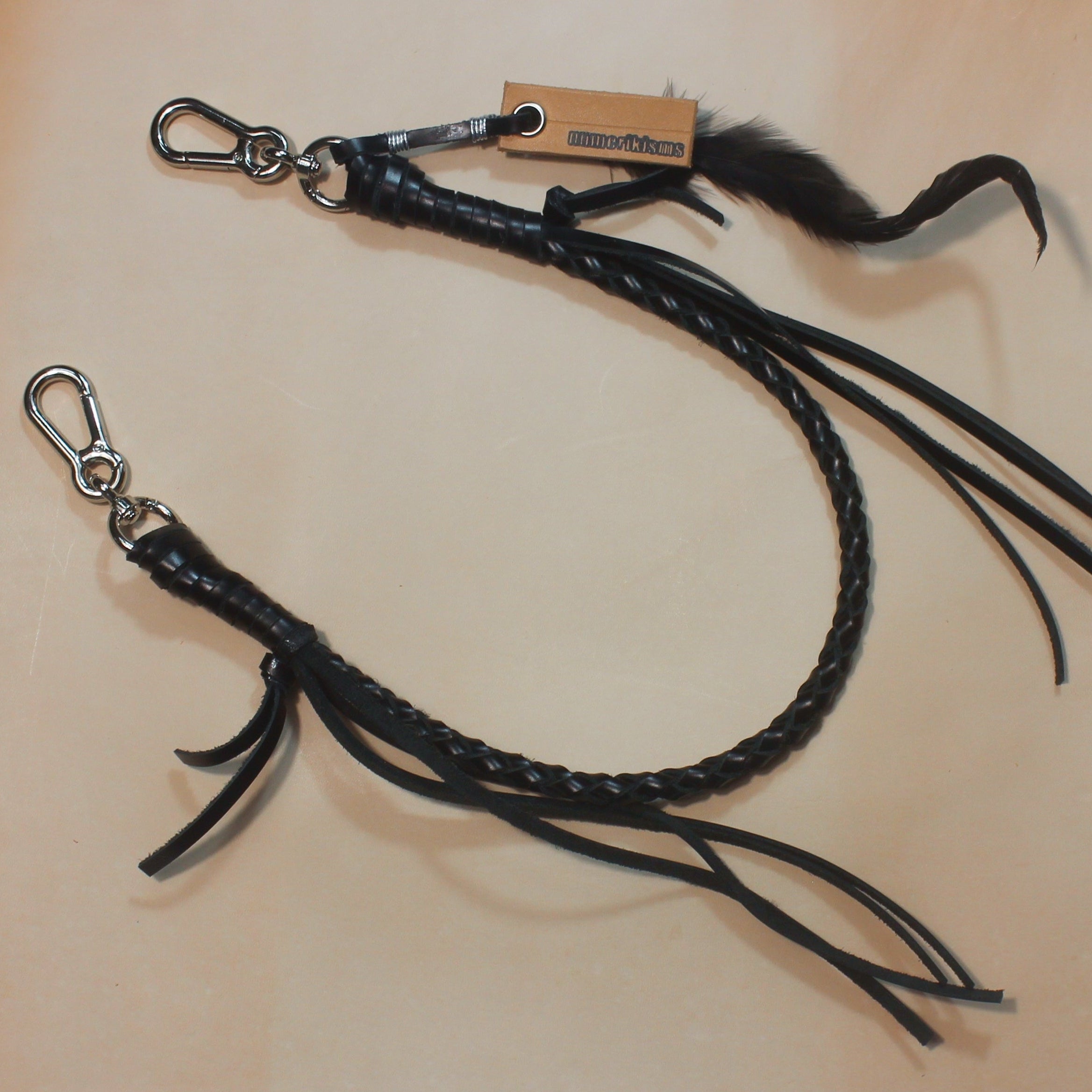 Leather Bag Chain <br>"Black Liquorice"