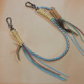 Leather Bag Chain<br>"Cotton Candy"