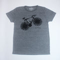 Bicycle T-Shirt<br>Heather Grey/Black