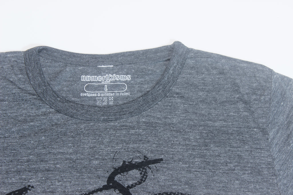 Bicycle T-Shirt<br>Heather Grey/Black