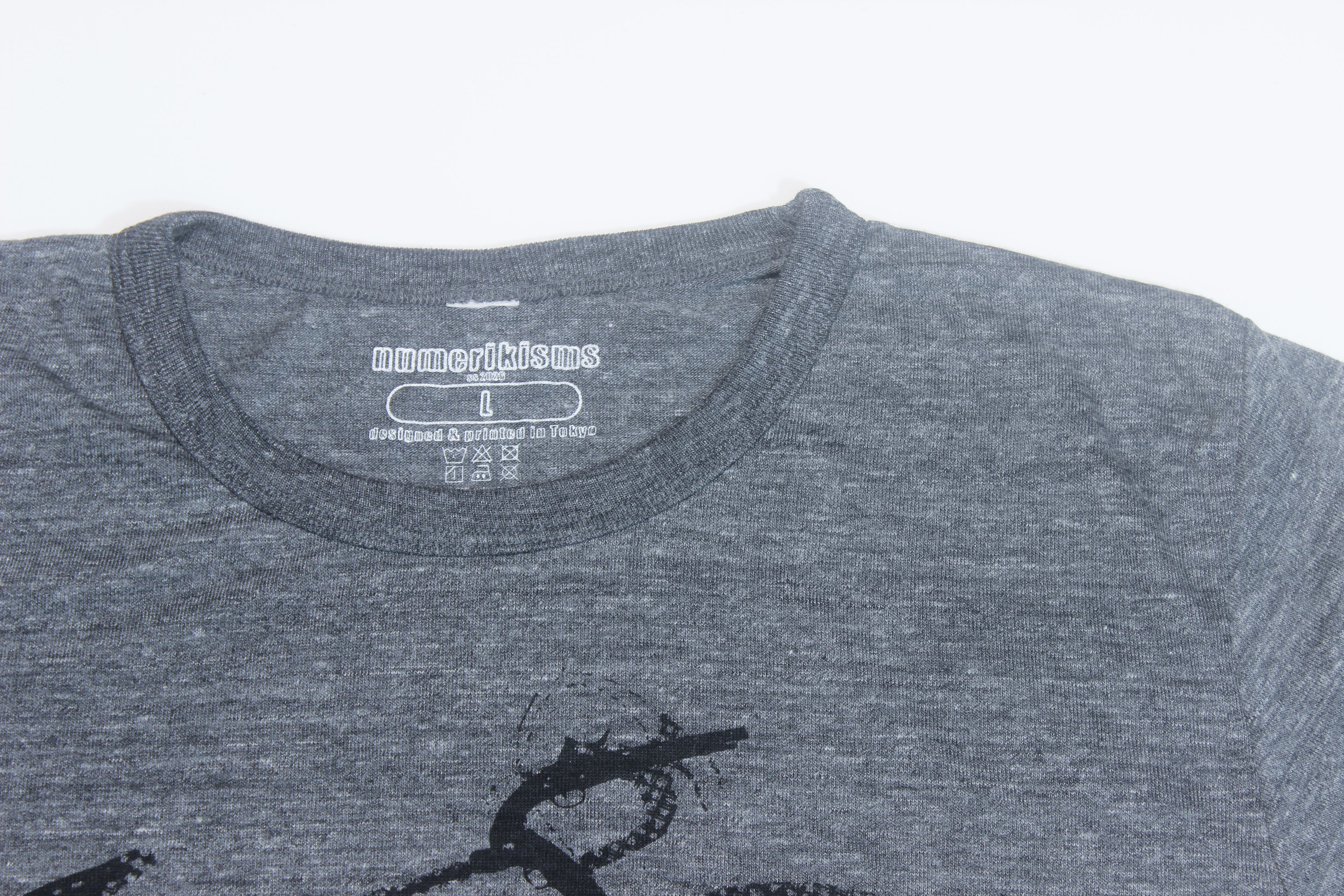 Bicycle T-Shirt<br>Heather Grey/Black