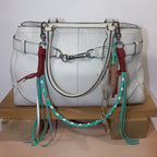 Leather Bag Chain<br>"Melon Soda"