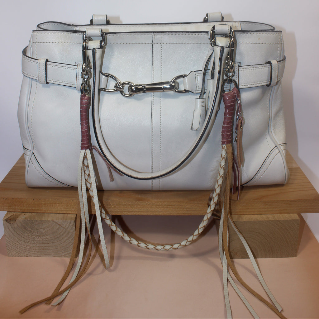 Leather Bag Chain<br>"Apple Pie"