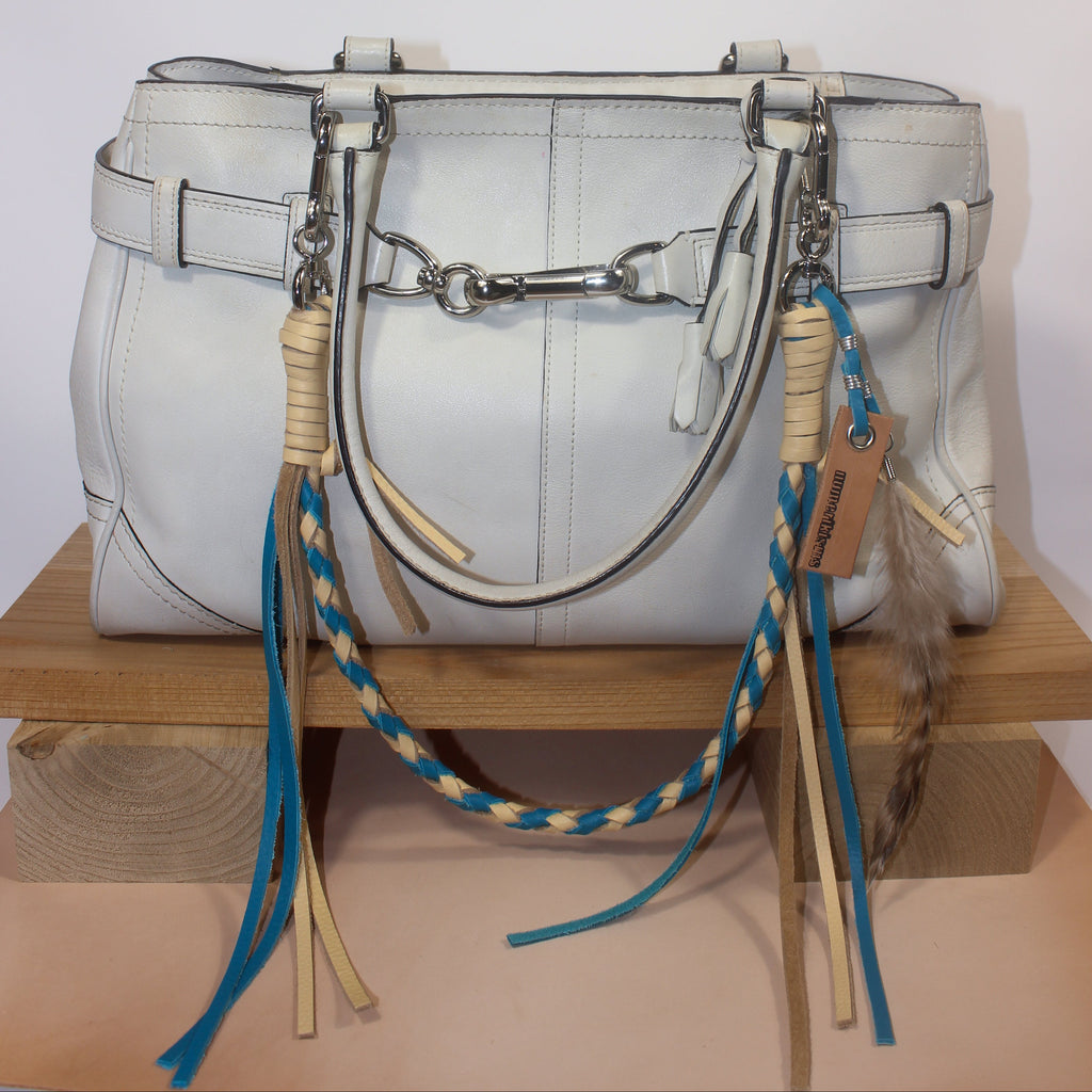 Leather Bag Chain<br>"Soda Float"