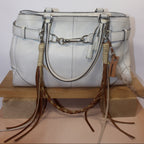 Leather Bag Chain<br>"Chocolate Chip"
