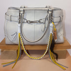 Leather Bag Chain<br>"Lemon Sorbet"