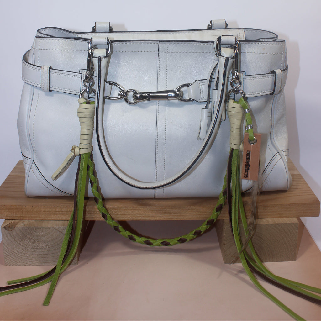 Leather Bag Chain<br>"Matcha Parfait"