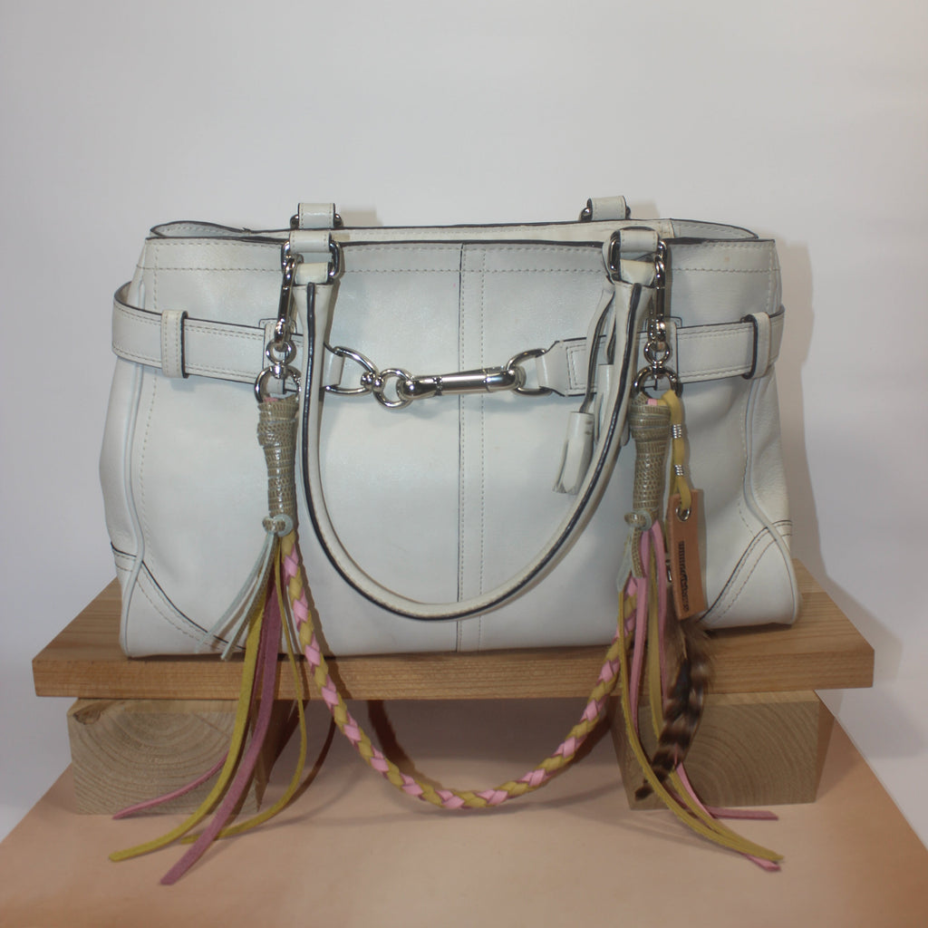 Leather Bag Chain<br>"Strawberry Banana"